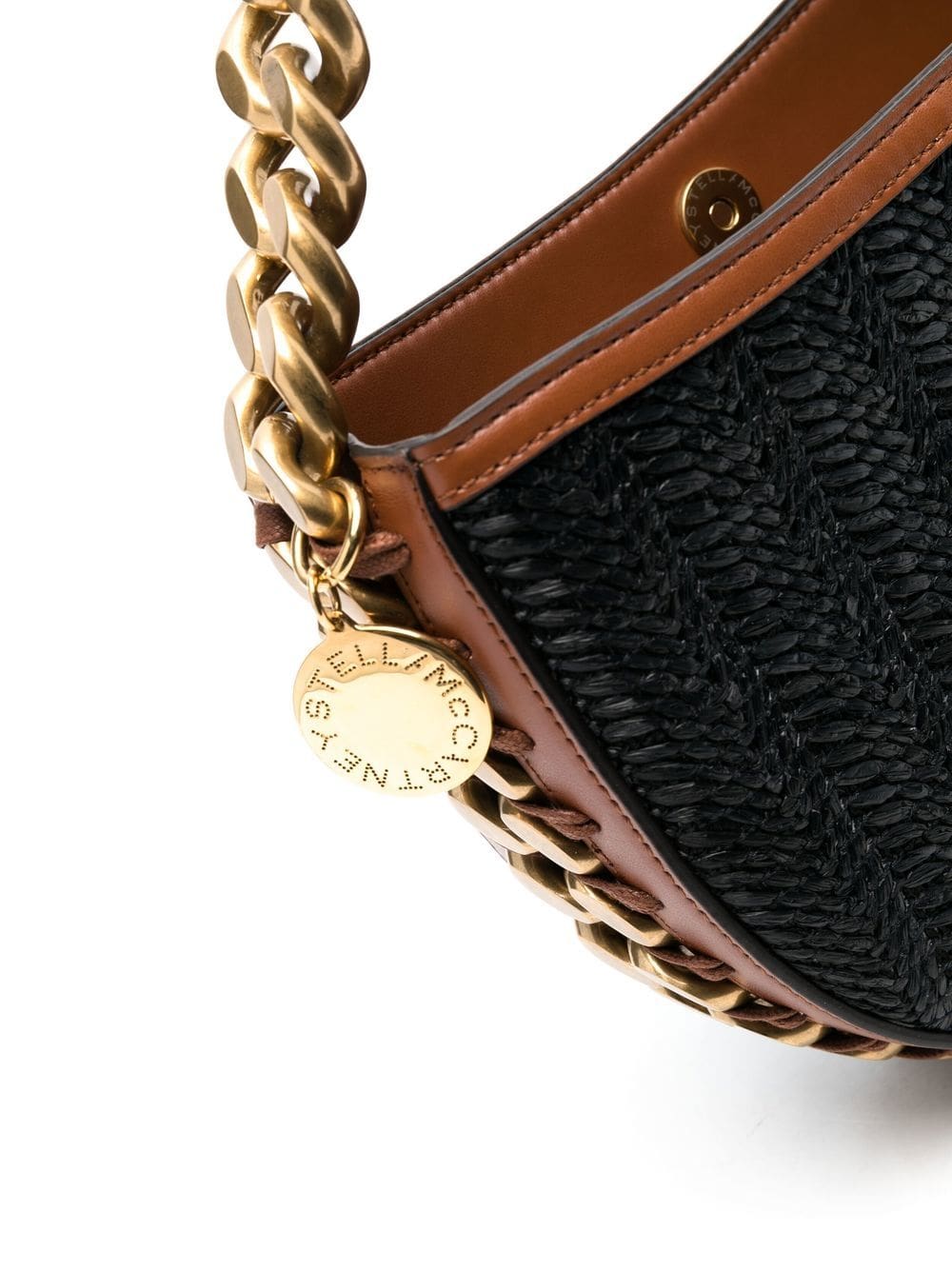Stella McCartney Frayme woven shoulder bag - Image 4