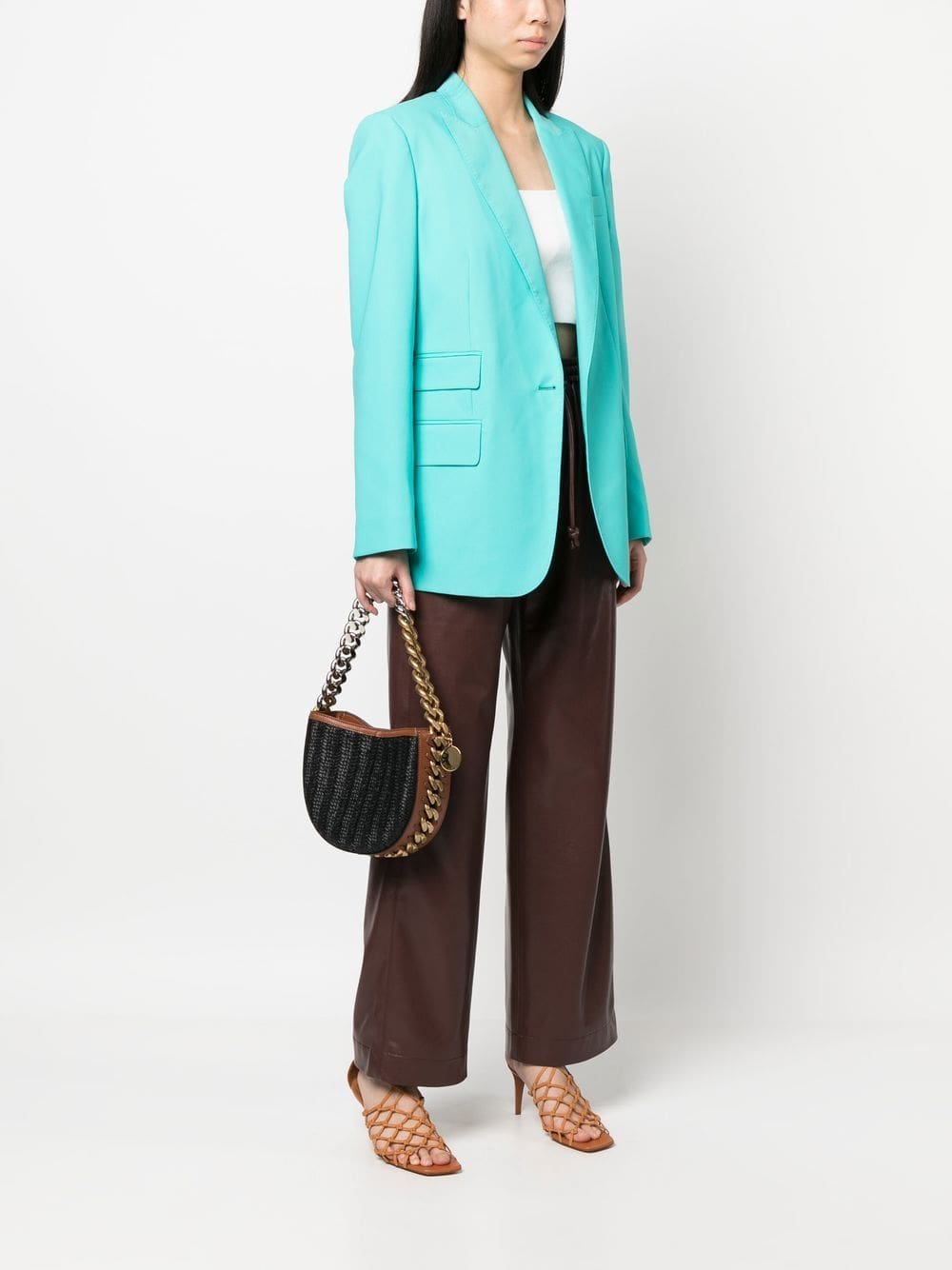 Stella McCartney Frayme woven shoulder bag - Image 2