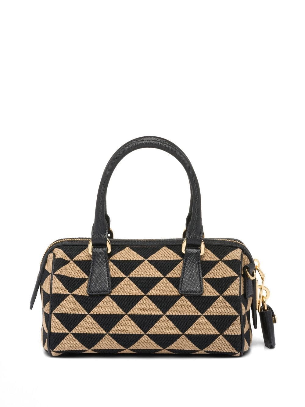 Prada Symbole embroidered top-handle bag - Image 4