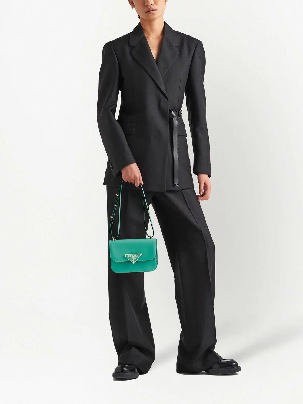 Prada Emblème Saffiano leather shoulder bag - Image 2