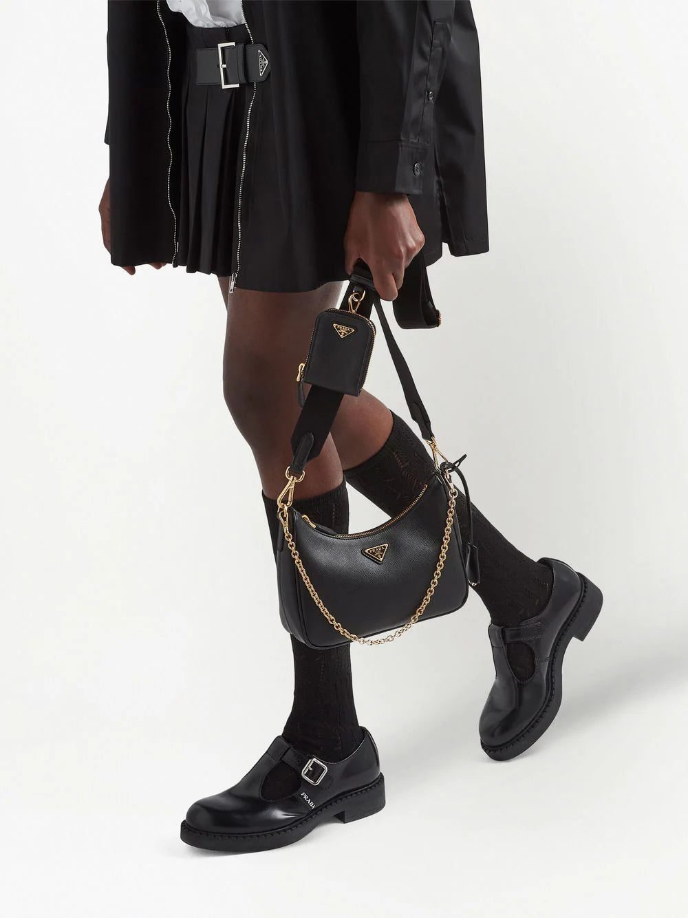 Prada Re-Edition 2005 leather shoulder bag - Image 3