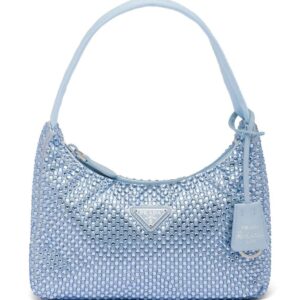 Prada Re-Edition 2000 crystal-embellished mini bag