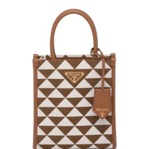 Prada Symbole embroidered mini bag