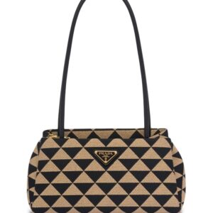 Prada small Symbole embroidered tote bag