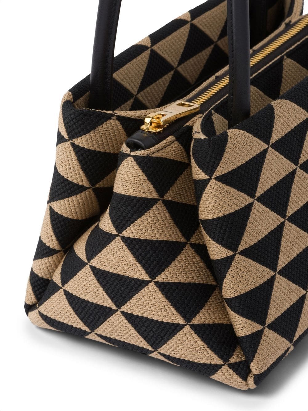 Prada small Symbole embroidered tote bag - Image 4