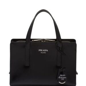 Prada  mini Re-Edition 1995 brushed-leather tote bag