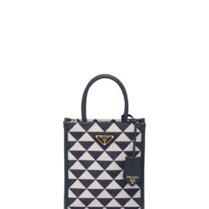 Prada Symbole embroidered mini bag