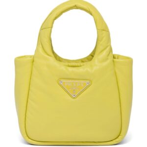 Prada small padded leather tote bag