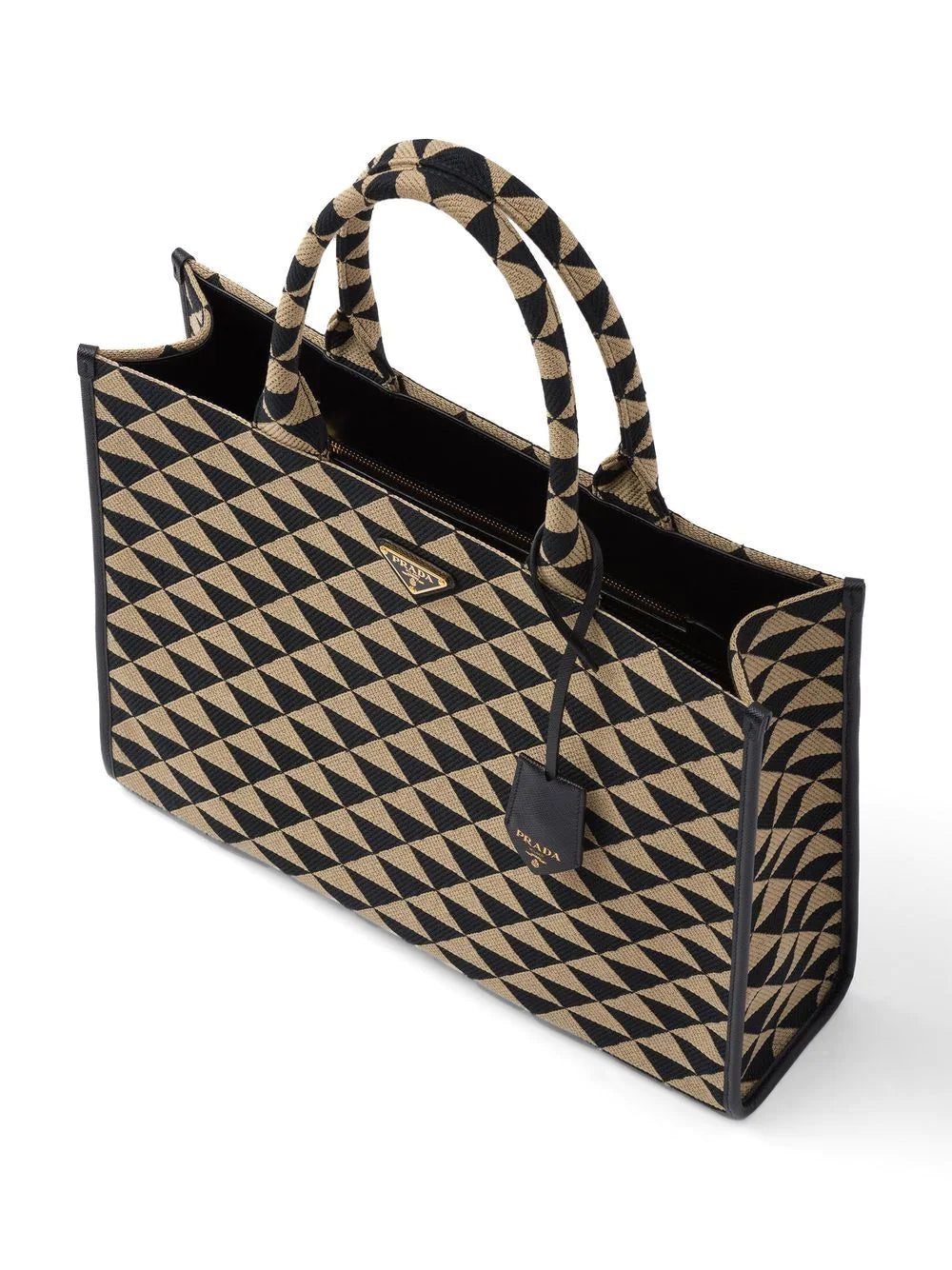 Prada Symbole triangle-pattern tote bag - Image 3