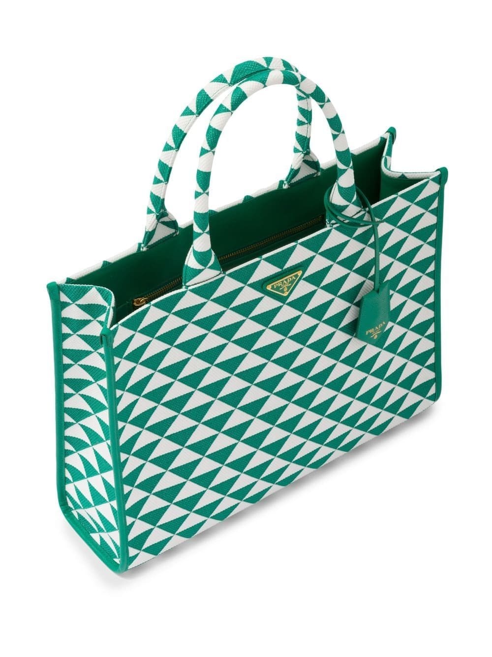 Prada large Symbole embroidered tote bag - Image 3