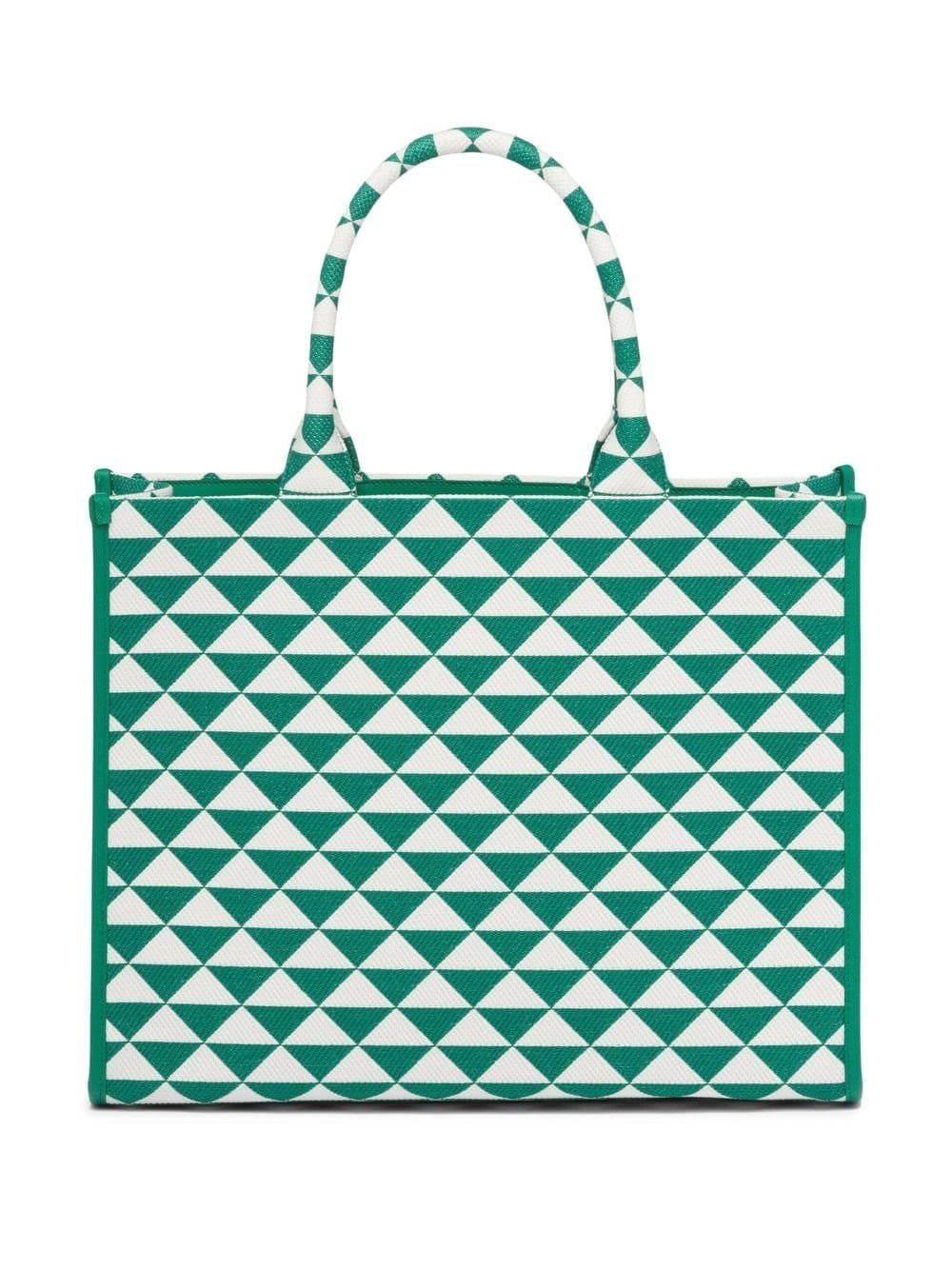 Prada large Symbole embroidered tote bag - Image 2