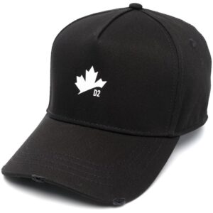 DSQUARED2 logo-print cotton cap