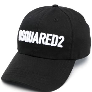DSQUARED2 logo-appliqué cotton cap