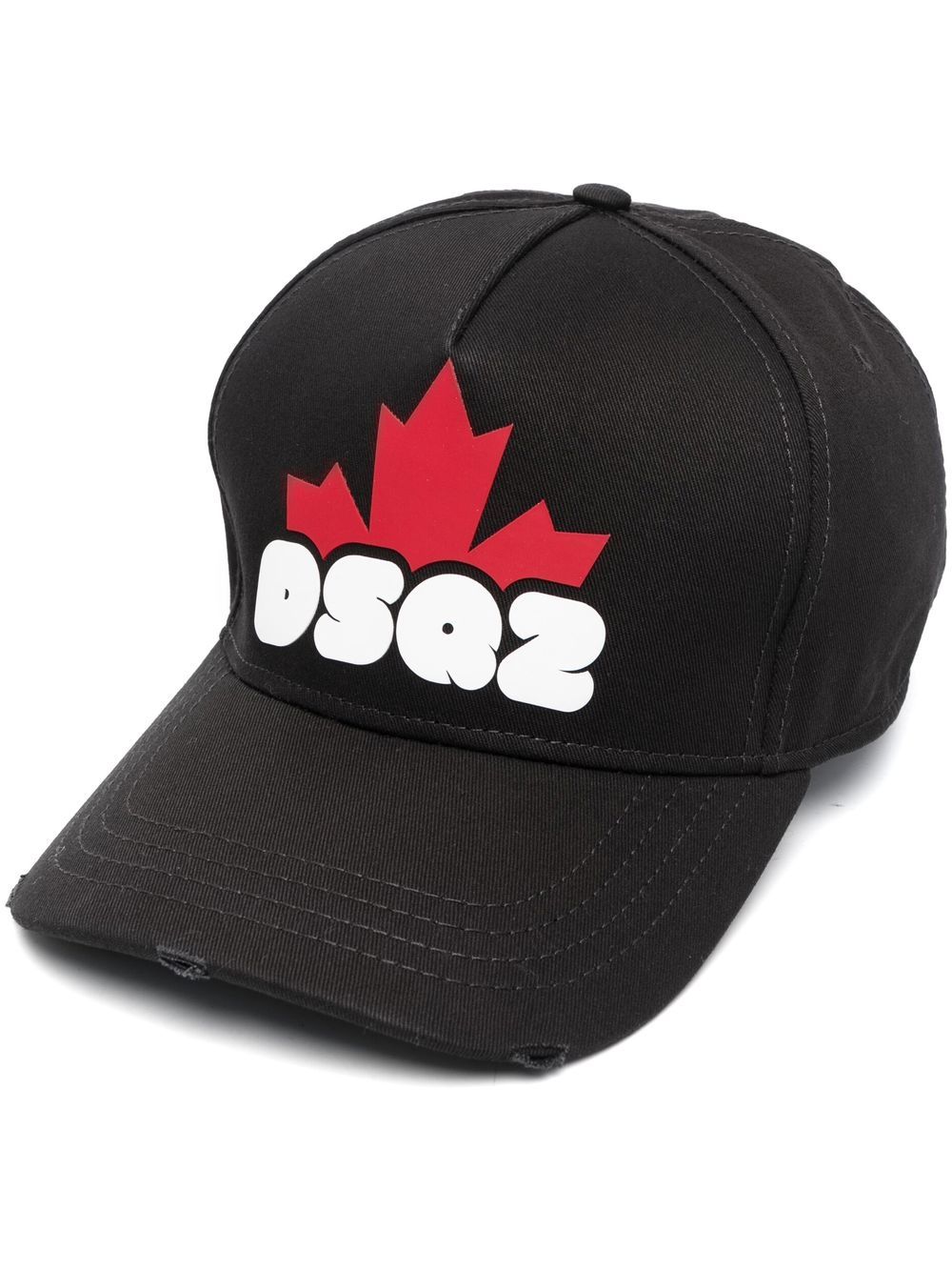DSQUARED2 logo-print cotton baseball cap