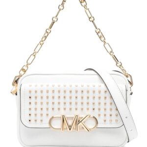 Michael Michael Kors  logo-plaque leather crossbody bag
