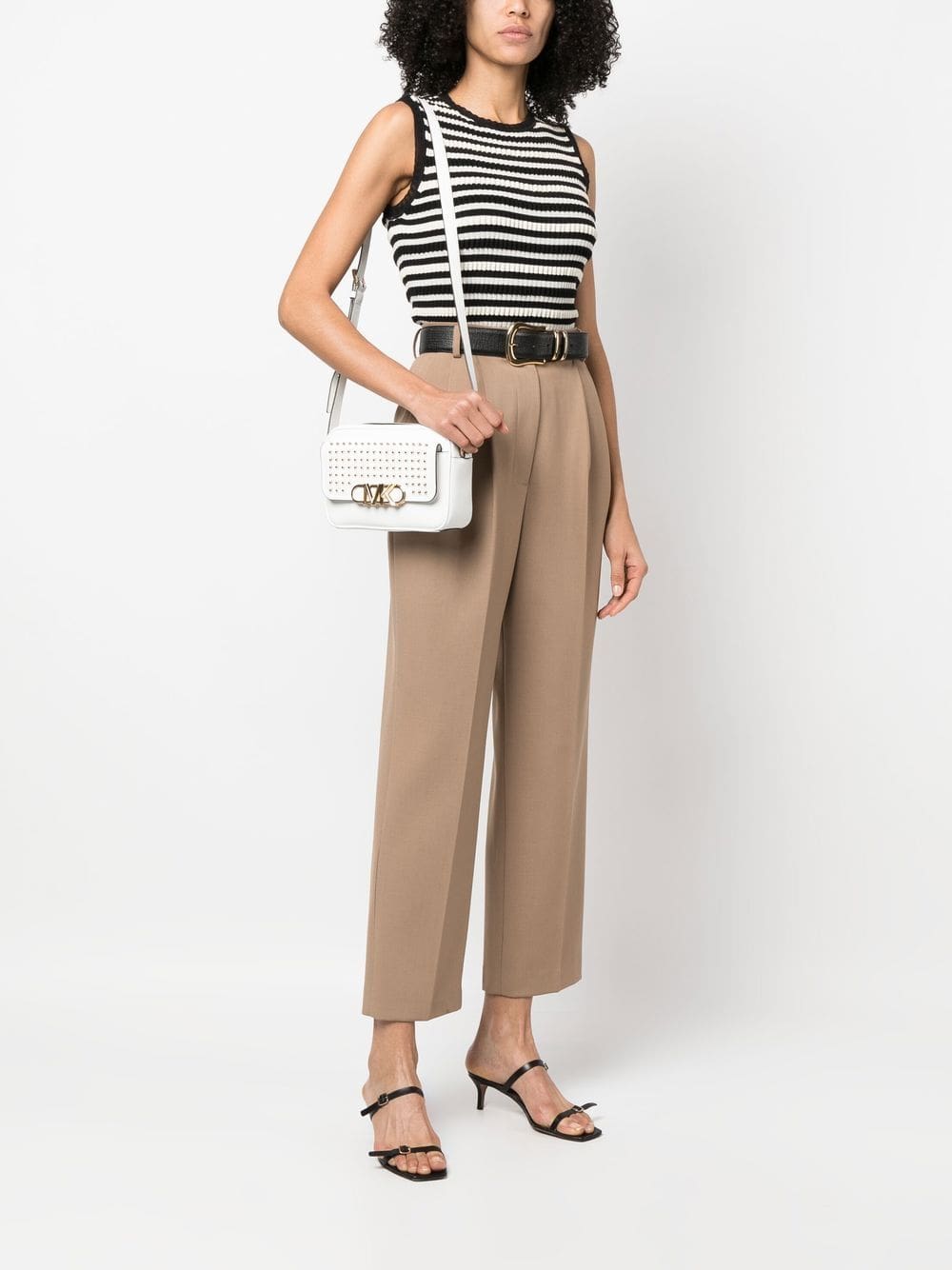 Michael Michael Kors logo-plaque leather crossbody bag - Image 2