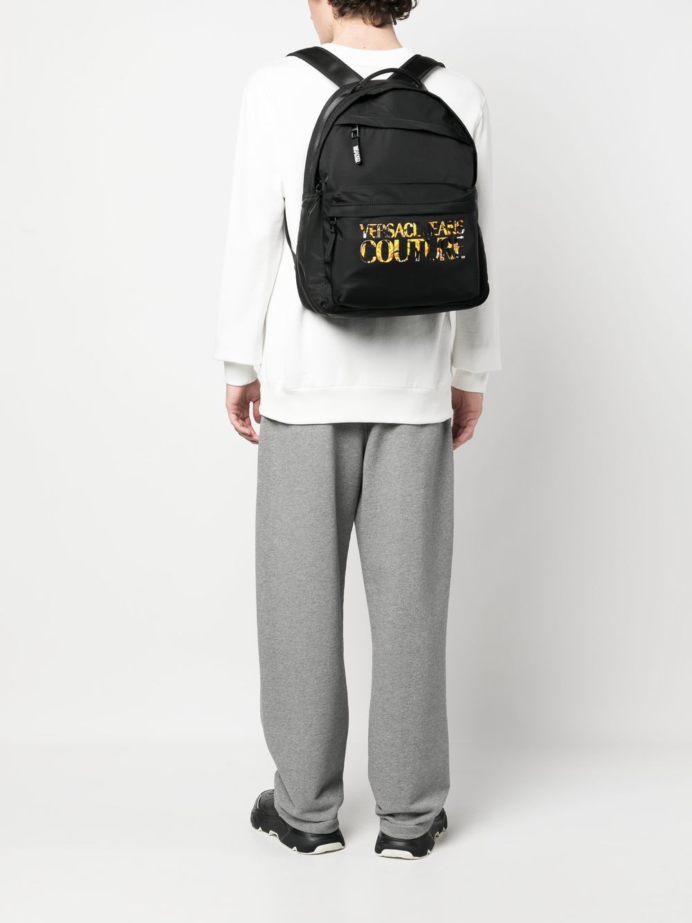 Versace Jeans Couture logo-lettering backpack - Image 3