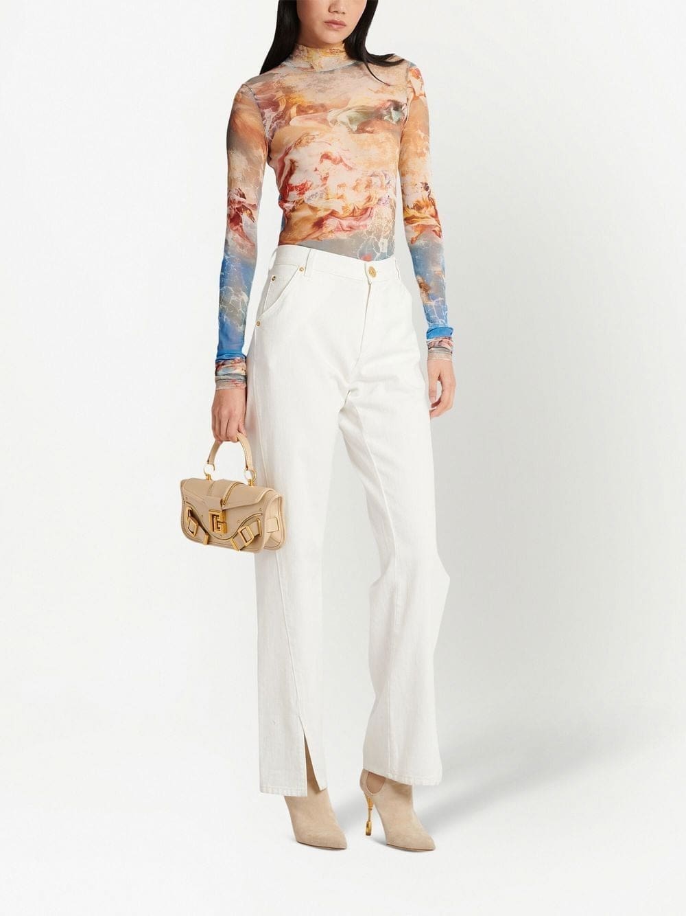 Balmain Blaze leather tote bag - Image 2