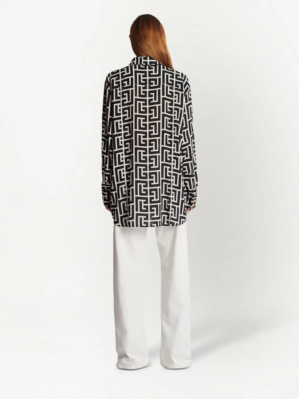 Balmain all-over pattern shirt - Image 3