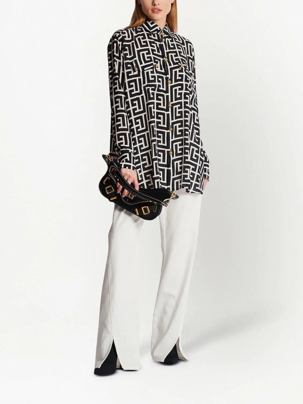 Balmain all-over pattern shirt - Image 2