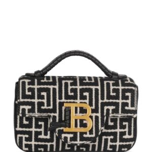 Balmain B-Buzz monogram jacquard crossbody bag
