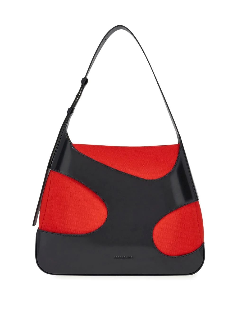 Ferragamo cut out-detail shoulder bag