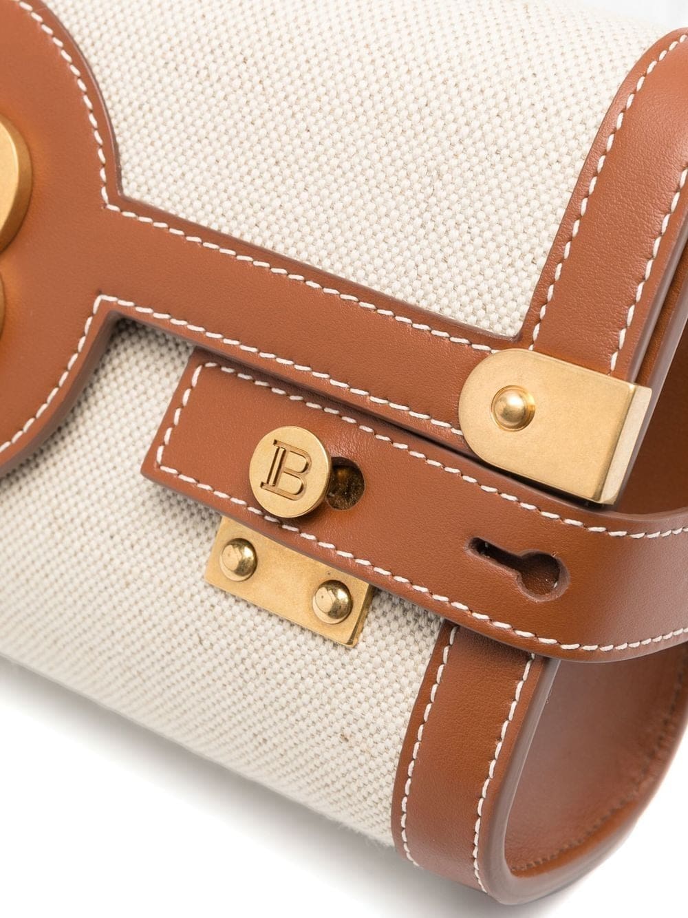 Balmain B-Buzz 23 canvas clutch bag - Image 4