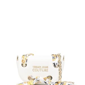 Versace Jeans Couture baroque-print detail shoulder bag