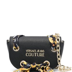 Versace Jeans Couture baroque-print detail shoulder bag