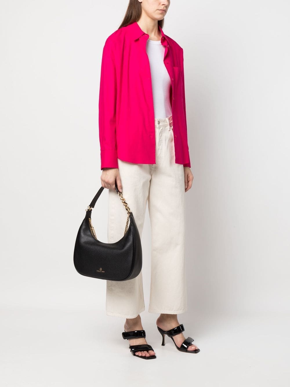 Michael Kors Piper pebbled leather shoulder bag - Image 2