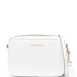 Michael Kors logo-plaque zip-up satchel bag