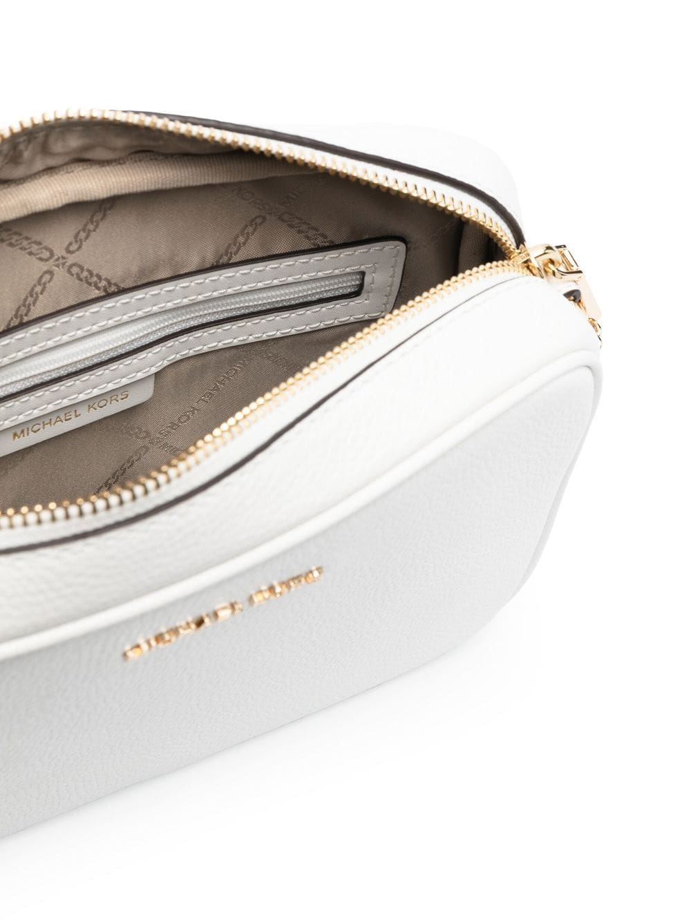 Michael Kors logo-plaque zip-up satchel bag - Image 5