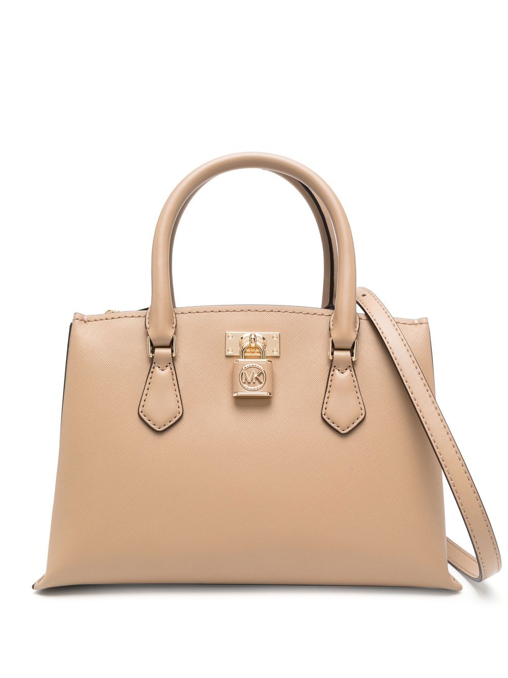 Michael Michael Kors logo-plaque leather tote bag