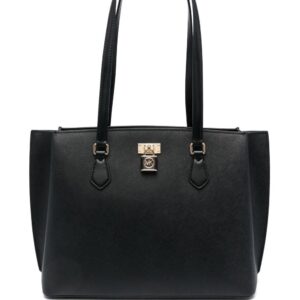 Michael Kors padlock-detail leather tote bag