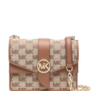 Michael Michael Kors  logo jacquard crossbody bag