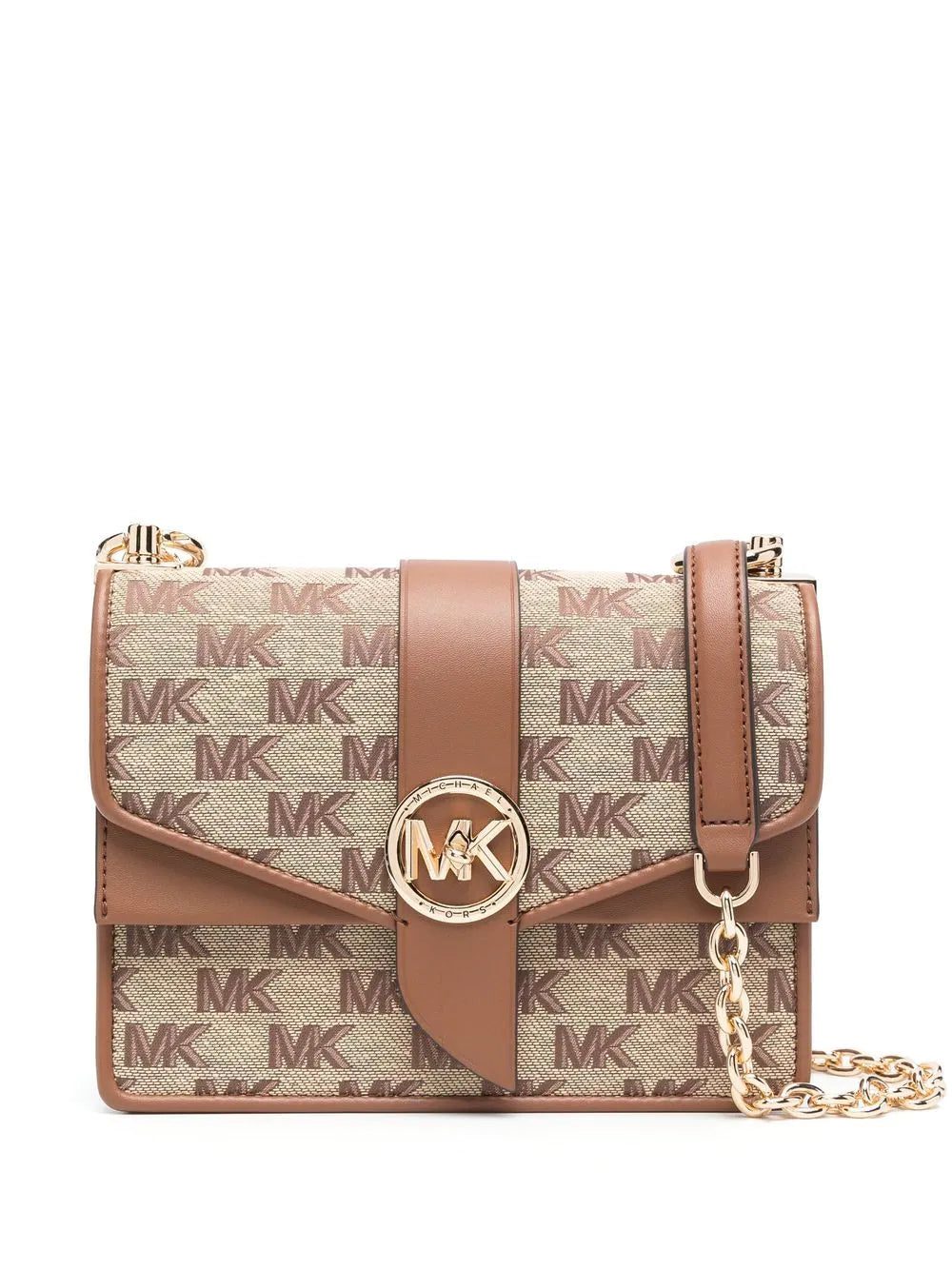 Michael Michael Kors logo jacquard crossbody bag