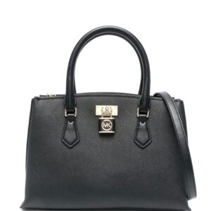 Michael Kors padlock-detail leather tote bag