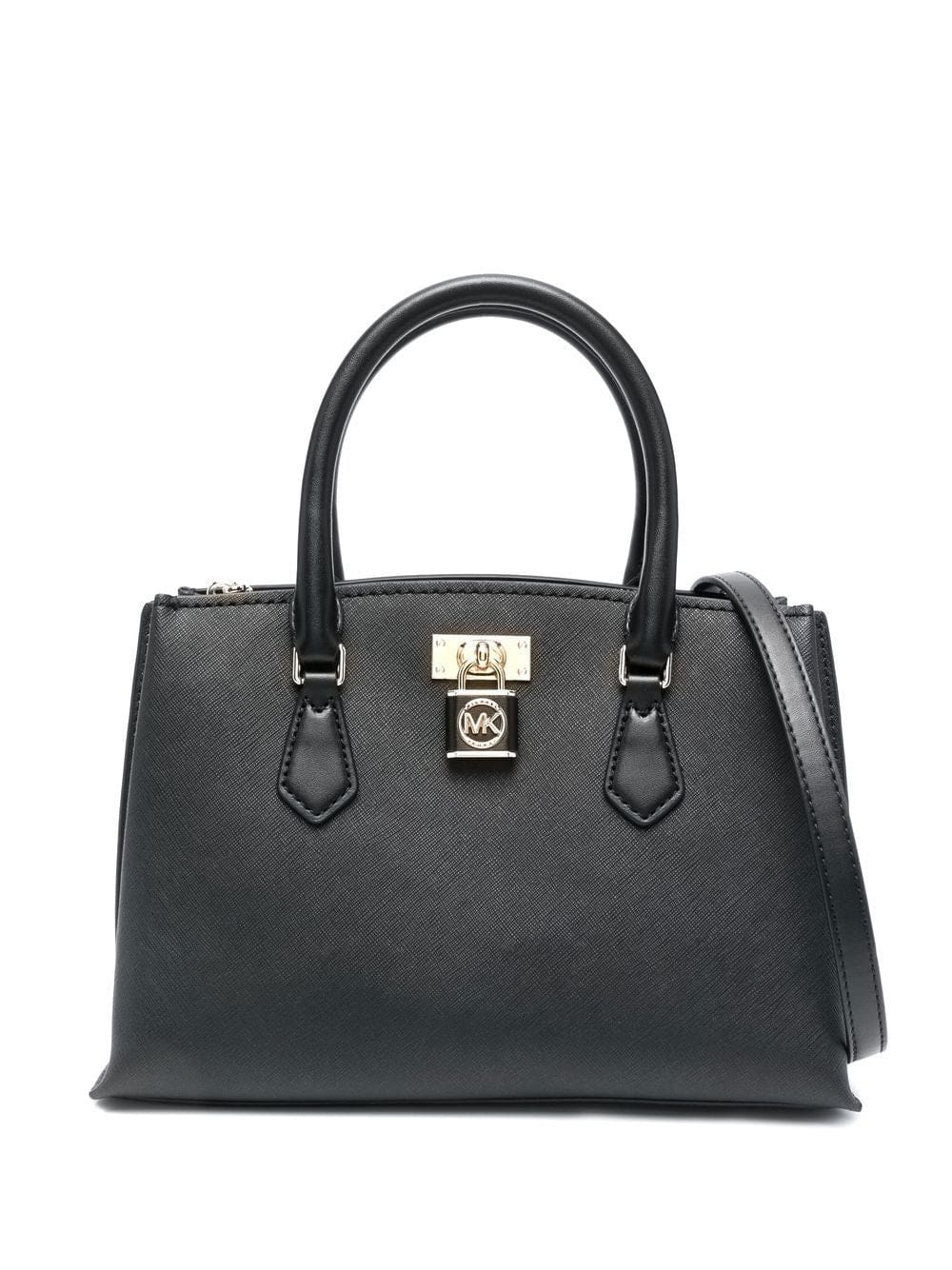 Michael Kors padlock-detail leather tote bag