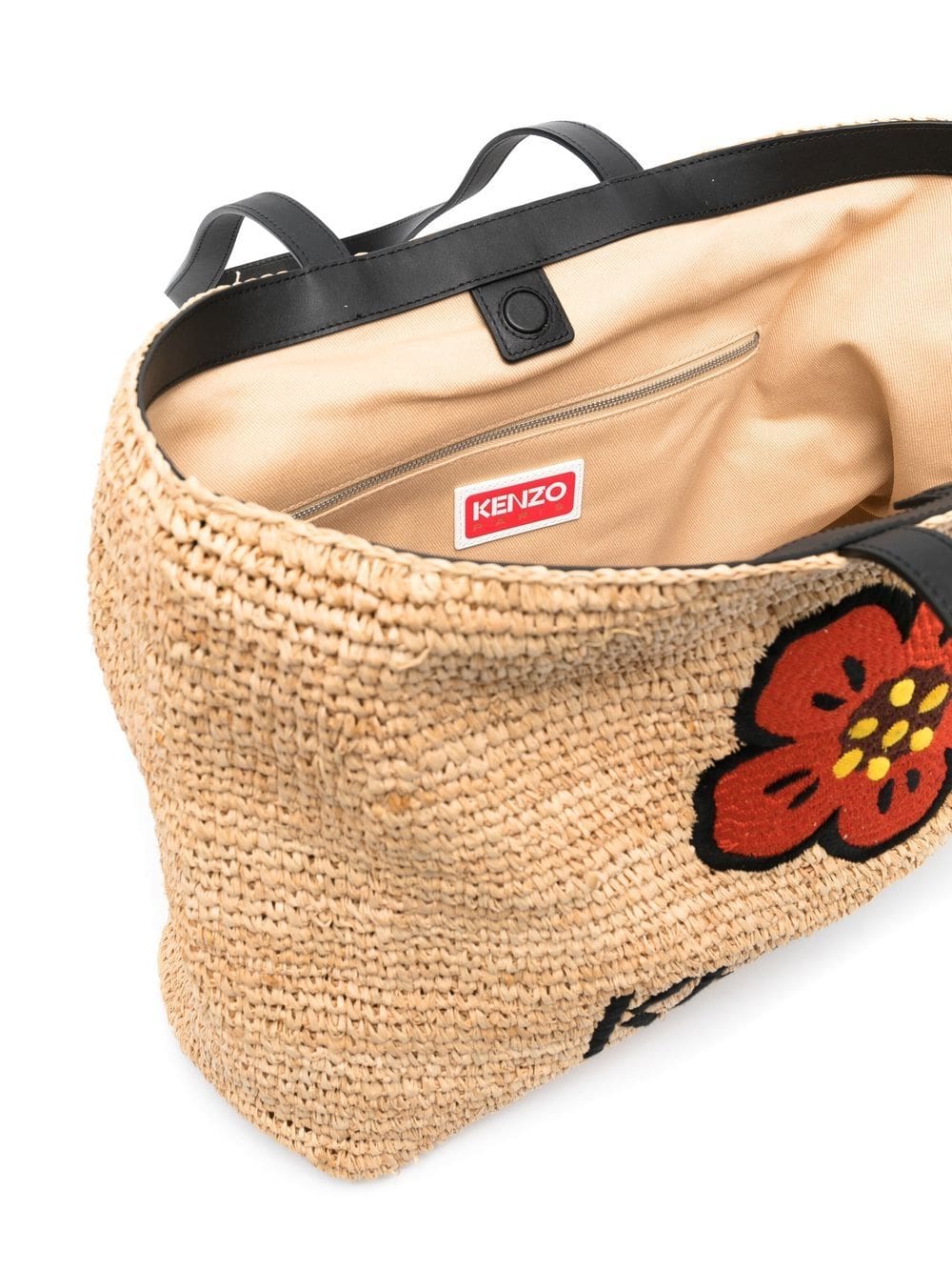 Kenzo Boke Flower straw tote bag - Image 5