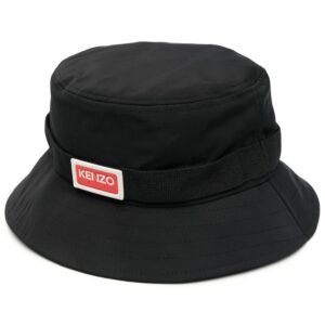 Kenzo side logo-patch detail bucket hat