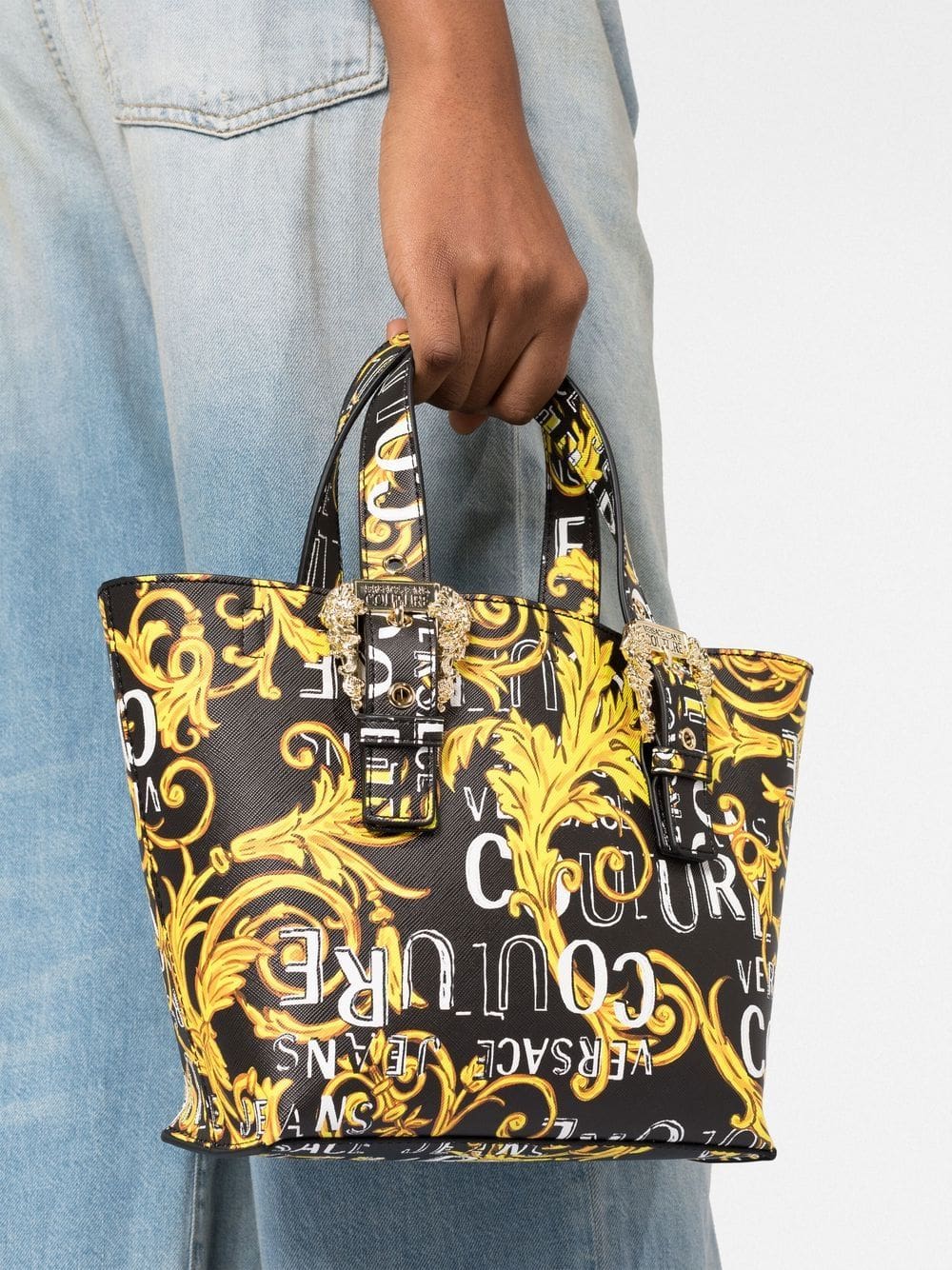 Versace Jeans Couture Logo Couture-print tote bag - Image 3