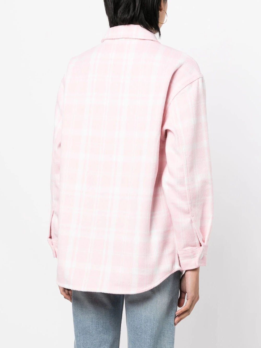 Tommy Hilfiger plaid-check recycled-polyester blend overshirt - Image 4