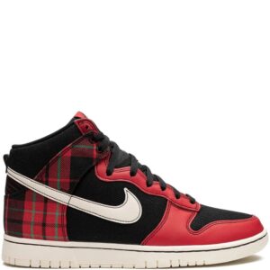 Nike  Dunk High "Plaid - Black/Red" sneakers