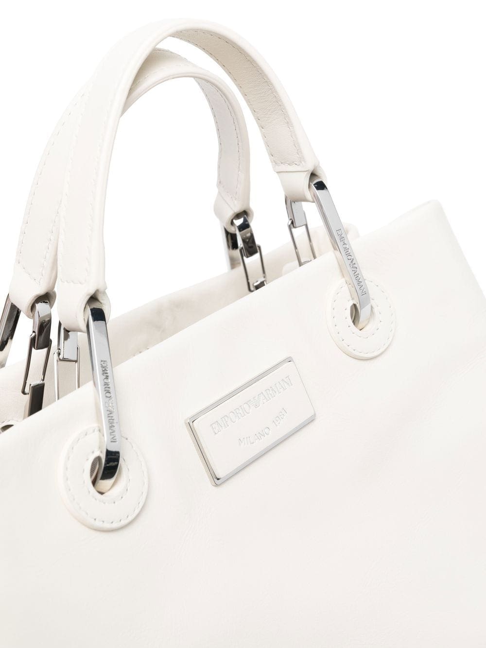 Emporio Armani calf-leather tote bag - Image 4