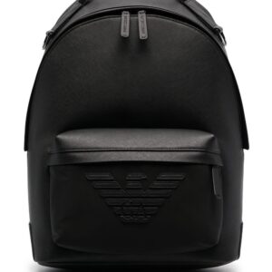 Emporio Armani embossed-logo backpack