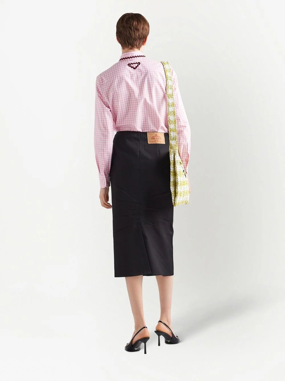 Prada gingham check-pattern shirt - Image 3