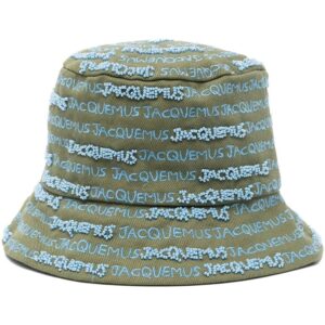 Jacquemus embroidered-logo bucket hat