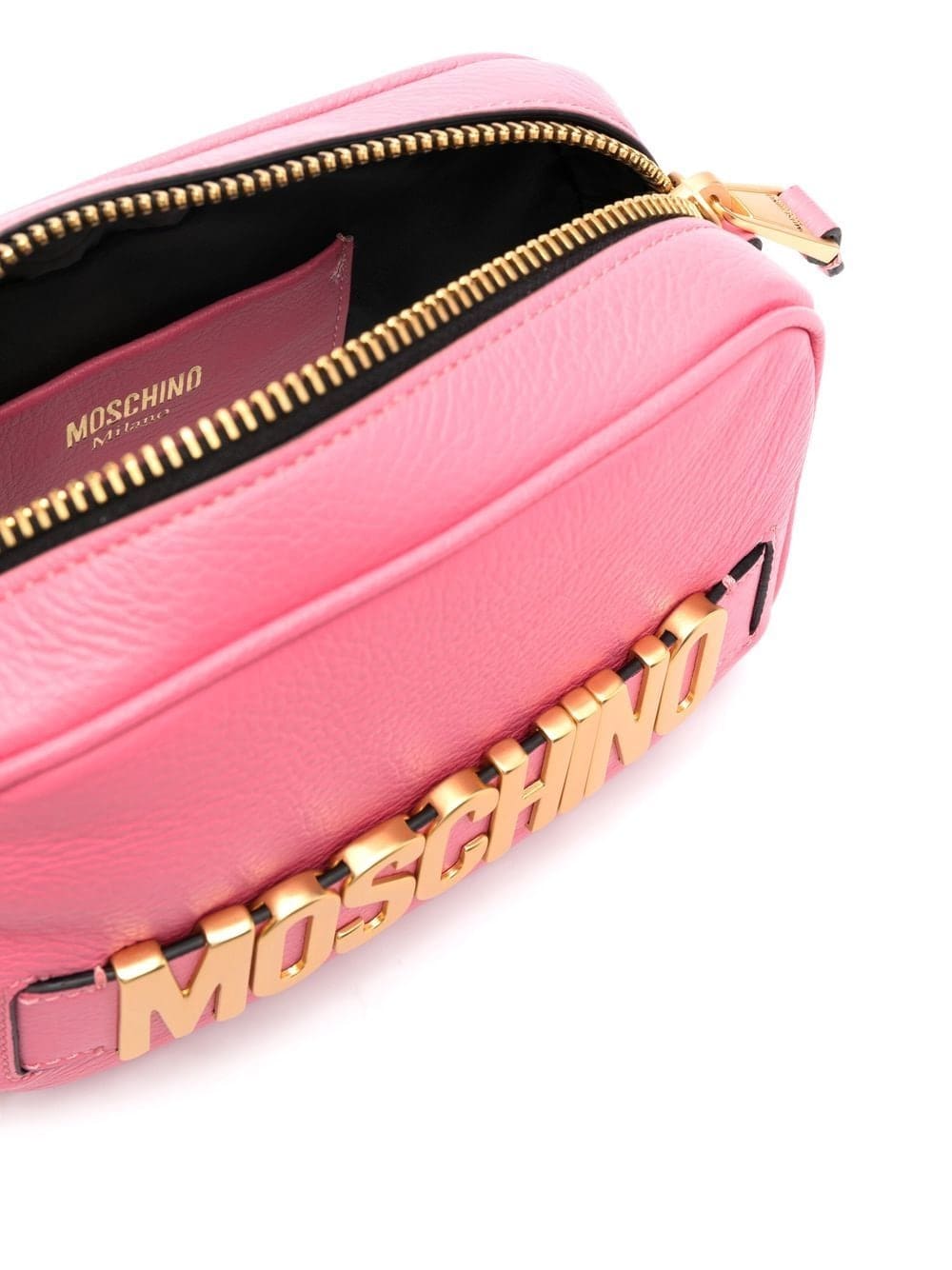 Moschino logo-plaque shoulder bag - Image 5