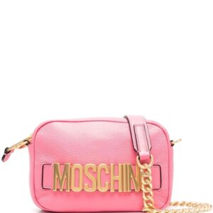 Moschino logo-plaque shoulder bag