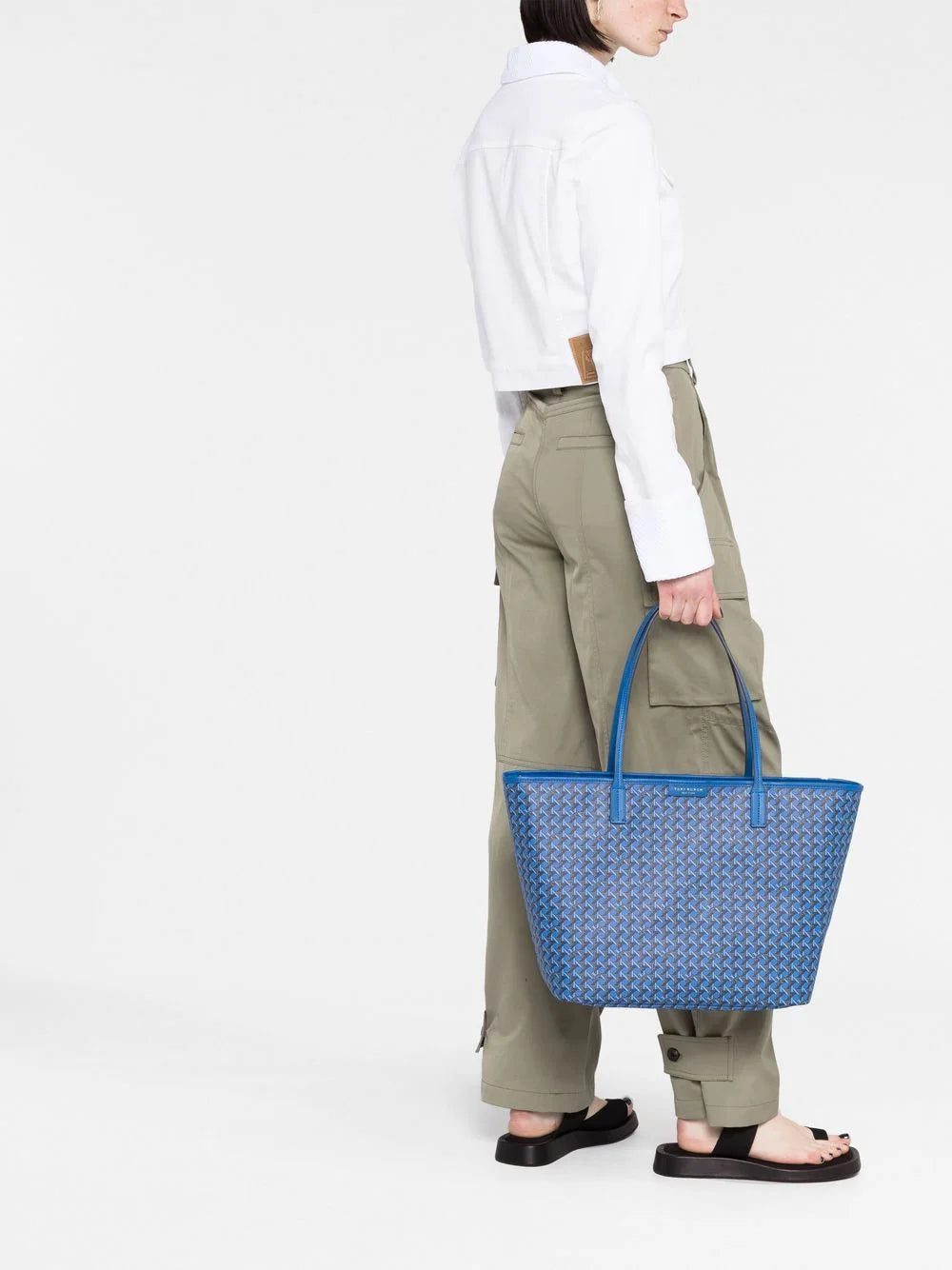 Tory Burch Basketweave-pattern tote bag - Image 2